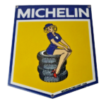 Vintage Michelin Tires Sign – Gas Oil Pump Chevron Service Sign