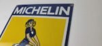 Vintage Michelin Tires Sign – Gas Oil Pump Chevron Service Sign - Image 9