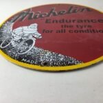 Vintage Michelin Tires Sign – Gas Oil Pump Garage Motorcycle Auto Service Sign - Image 10