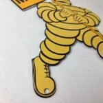 Vintage Michelin Tires Sign – Gas Oil Pump Plate Garage Motorcycle Service Sign - Image 11