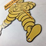 Vintage Michelin Tires Sign – Gas Oil Pump Plate Garage Motorcycle Service Sign - Image 14