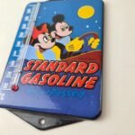 Vintage Mickey Porcelain Sign – Standard Gasoline Pump Ad Sign On Thermometer - Image 4