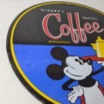 Vintage Mickeys Coffee Sign – Disney Blend Disney Advertising Gas Oil Pump Sign - Image 6