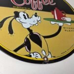 Vintage Mickeys Coffee Sign – Disney Blend Goofy Advertising Sign - Image 11