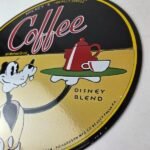 Vintage Mickeys Coffee Sign – Disney Blend Goofy Advertising Sign - Image 13