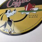 Vintage Mickeys Coffee Sign – Disney Blend Goofy Advertising Sign - Image 14