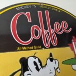 Vintage Mickeys Coffee Sign – Disney Blend Goofy Advertising Sign - Image 5