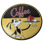 Vintage Mickeys Coffee Sign – Disney Blend Goofy Advertising Sign - Image 2