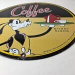 Vintage Mickeys Coffee Sign – Disney Blend Goofy Advertising Sign - Image 10
