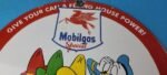 VINTAGE MOBIL GASOLINE PORCELAIN GAS OIL SPECIAL SERVICE DUCKS PEGASUS SIGN - Image 4