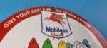 VINTAGE MOBIL GASOLINE PORCELAIN GAS OIL SPECIAL SERVICE DUCKS PEGASUS SIGN - Image 5