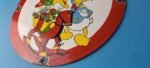 VINTAGE MOBIL GASOLINE PORCELAIN GAS OIL SPECIAL SERVICE DUCKS PEGASUS SIGN - Image 10