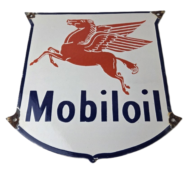 vintage-mobil-oil-sign-gasoline-advertising-gas-pump-station-porcelain-sign-306646001058-600x600-1.png Vintage Mobil Oil Sign – Gasoline Advertising Gas Pump Station Porcelain Sign - Image 1