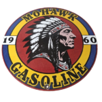 Vintage Mohawk Gasoline Sign – Gas Porcelain Service Native American Indian Sign
