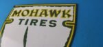 Vintage Mohawk Tires Sign – Porcelain Service Mechanic Shop Gas Oil Pump Sign - Image 8