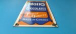 VINTAGE MOIR'S CHOCOLATE PORCELAIN QUALITY GAS PUMP GENERAL STORE CANDY SIGN - Image 11