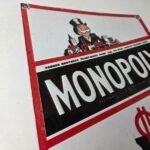 Vintage Monopoly Sign – Board Game Porcelain Gas Pump Monopoly Man Sign - Image 5