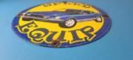 Vintage Moon Eyes Sign – Speed Drag Race Ford Mustang Porcelain Gas Pump Sign - Image 11