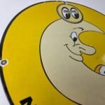 Vintage Moon Eyes Sign – Speed Equipment Mickey Mouse Porcelain Gas Pump Sign - Image 5