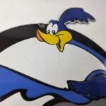 Vintage Mopar Plymouth Porcelain Sign – Road Runner Auto Shop Gas Pump Sign - Image 5
