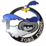 Vintage Mopar Plymouth Porcelain Sign – Road Runner Auto Shop Gas Pump Sign