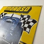 Vintage Moroso Performance Parts Porcelain Sign – Hot Rod Racing Sign - Image 12