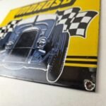 Vintage Moroso Performance Parts Porcelain Sign – Hot Rod Racing Sign - Image 14