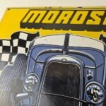 Vintage Moroso Performance Parts Porcelain Sign – Hot Rod Racing Sign - Image 3