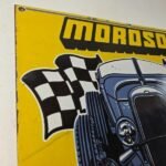 Vintage Moroso Performance Parts Porcelain Sign – Hot Rod Racing Sign - Image 5