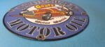 Vintage Motor Oil Porcelain Sign – Brunswick Sign – Gasoline Pump Plate Sign - Image 11