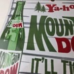 Vintage Mountain Dew Porcelain – Hillbilly Gas Pump Soda Bottles Soda Sign - Image 3