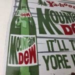 Vintage Mountain Dew Porcelain – Hillbilly Gas Pump Soda Bottles Soda Sign - Image 6
