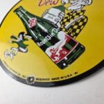 Vintage Mountain Dew Porcelain Sign – Moonshiner Bottle Boy Sign - Image 14