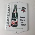 Vintage Mountain Dew Porcelain Sign – Soda Gas Pump Ad Thermometer Sign - Image 15