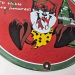 Vintage Mountain Dew Sign – Porcelain Gas Service Station Pump Soda Bottle Sign - Image 11