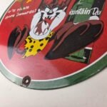 Vintage Mountain Dew Sign – Porcelain Gas Service Station Pump Soda Bottle Sign - Image 14