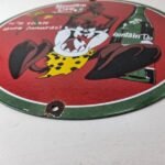 Vintage Mountain Dew Sign – Porcelain Gas Service Station Pump Soda Bottle Sign - Image 10