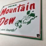 Vintage Mountain Dew Sign – Yahooo Hill Billy Soda Gas Station Porcelain Sign - Image 13