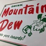 Vintage Mountain Dew Sign – Yahooo Hill Billy Soda Gas Station Porcelain Sign - Image 14