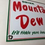 Vintage Mountain Dew Sign – Yahooo Hill Billy Soda Gas Station Porcelain Sign - Image 6
