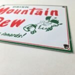 Vintage Mountain Dew Sign – Yahooo Hill Billy Soda Gas Station Porcelain Sign - Image 10