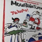 Vintage Mountain Dew Sign – Yahooo Soda Bottle Gas Service Porcelain Sign - Image 6