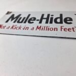Vintage Mule Hide Roof Porcelain Sign – Auto Gas Service Garage Shop Sign - Image 10