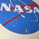 Vintage NASA Meatball Sign – Space Shuttle Mission Control Porcelain Gas Sign - Image 11
