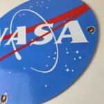 Vintage NASA Meatball Sign – Space Shuttle Mission Control Porcelain Gas Sign - Image 13