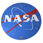 Vintage NASA Meatball Sign – Space Shuttle Mission Control Porcelain Gas Sign - Image 2