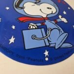 Vintage NASA Meatball Sign – Space Shuttle Snoopy Astronaut Porcelain Gas Sign - Image 11