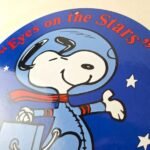 Vintage NASA Meatball Sign – Space Shuttle Snoopy Astronaut Porcelain Gas Sign - Image 12