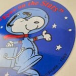 Vintage NASA Meatball Sign – Space Shuttle Snoopy Astronaut Porcelain Gas Sign - Image 13