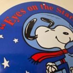 Vintage NASA Meatball Sign – Space Shuttle Snoopy Astronaut Porcelain Gas Sign - Image 5